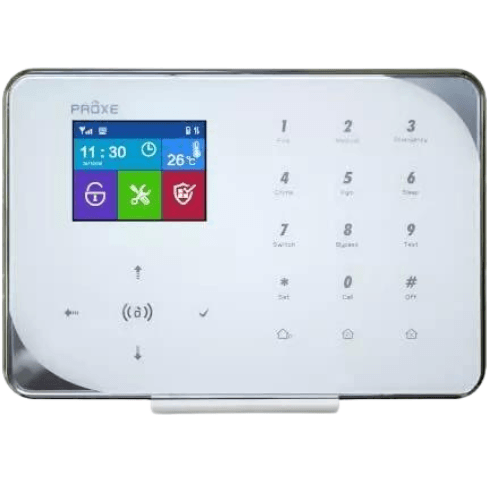 Kit allarme gsm/wi-fi sicura pro con centrale tastiera soft touch integrata