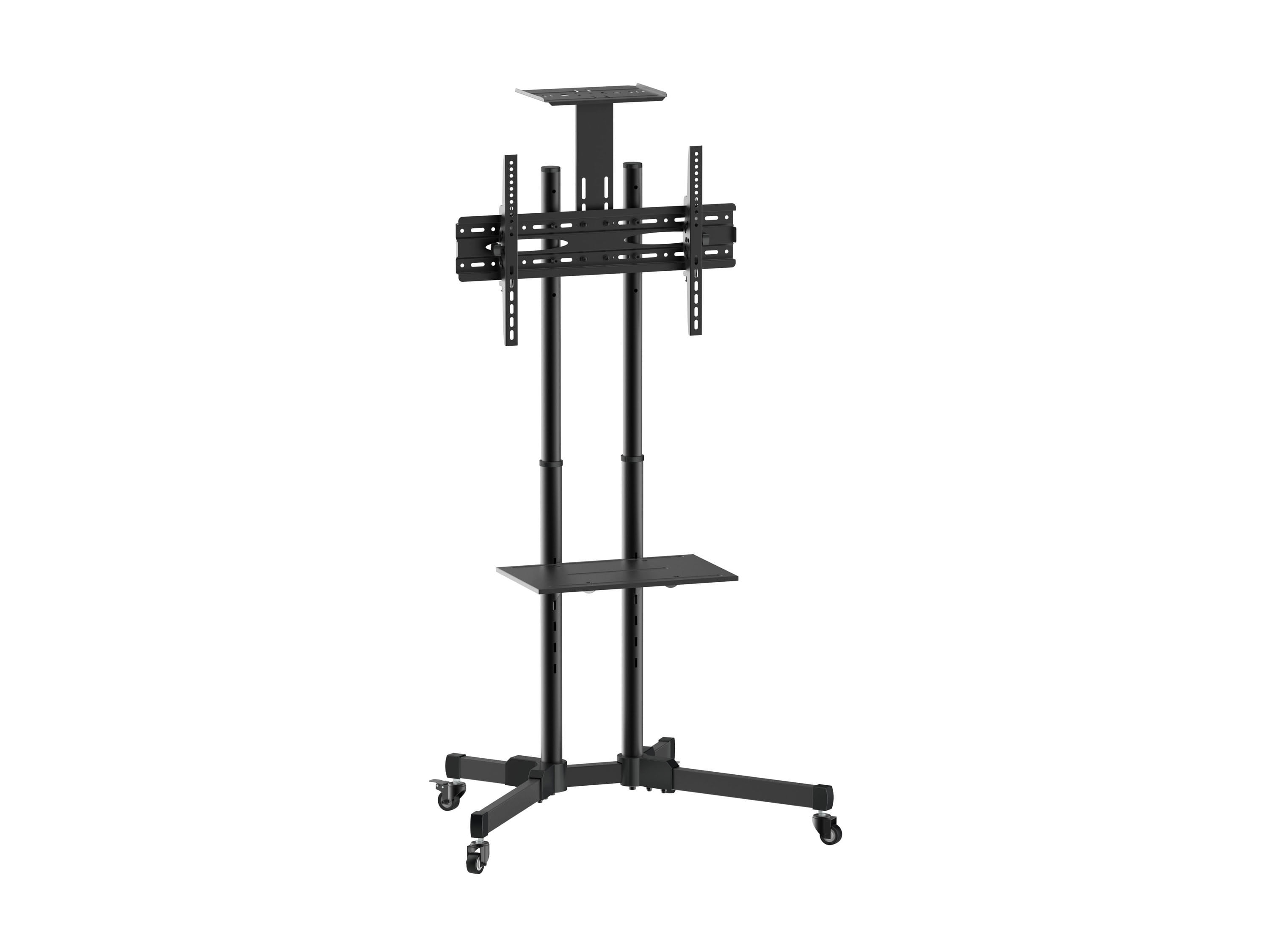 Equip Base da Pavimento per Tv a Schermo Piatto 70'' Nero Equip Carrello TV multifunzionale Economy 37-75
