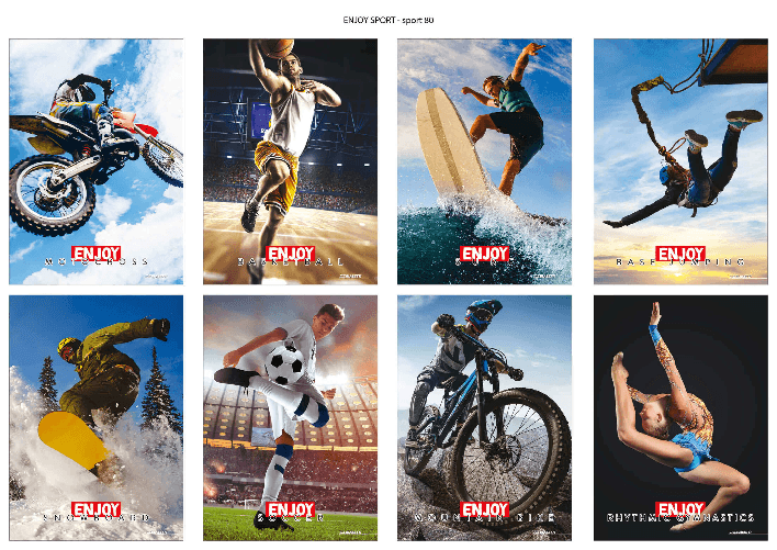 BLASETTI MAXI QUADERNONI A4 80gr - 5mm - ENJOY SPORT (10PZ)