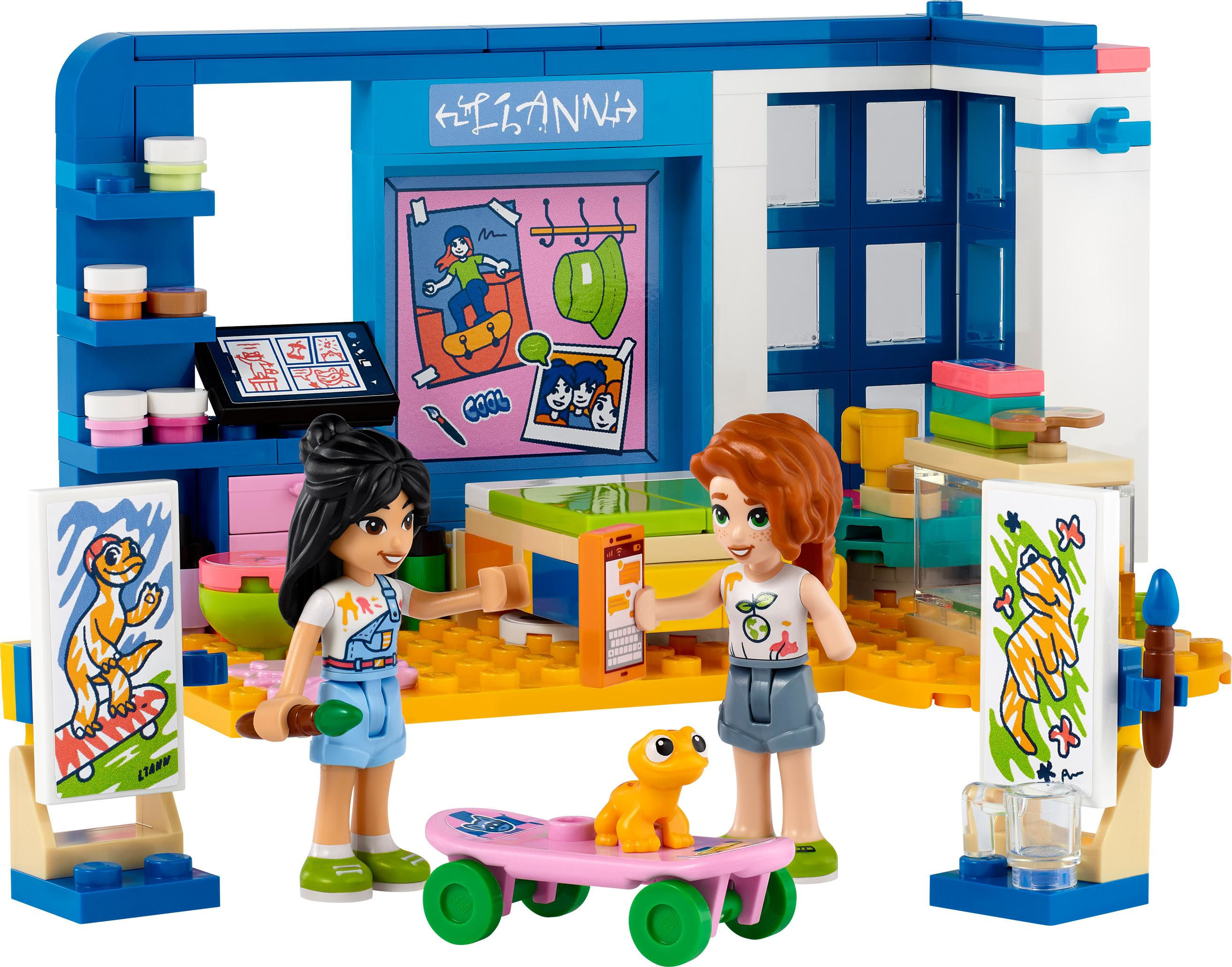 LEGO 41739 Friends La Cameretta Di Liann, Camera Da Letto A Tema Artistico Con Personaggi 2023 Autumn E Geco Domestico LEGO Friends La cameretta di Li