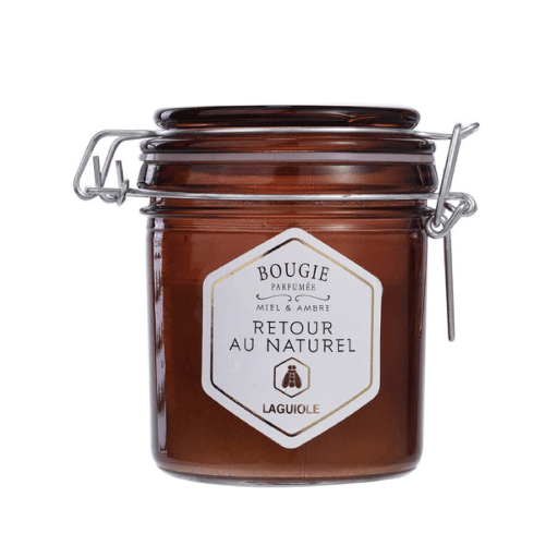 Polyflame CANDELA LAGUIOLE CON COPERCHIO A CERNIERA MIELE E AMBRA 150g - 40269811