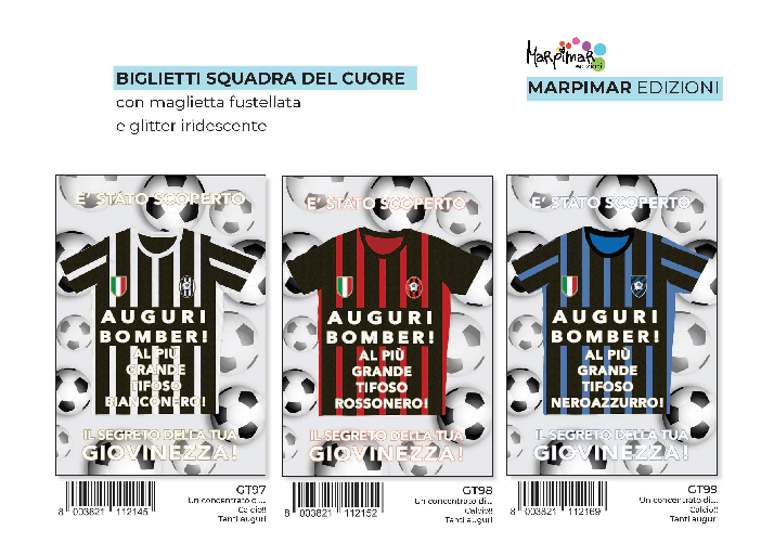 Marpimar AGT16 - AUGURI SQUADRE C/FUSTELLA (12PZ)