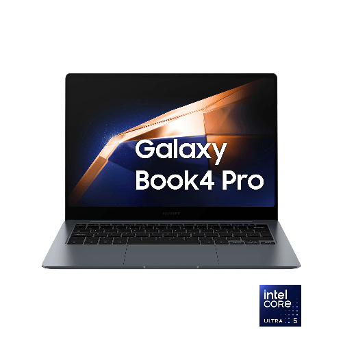 Samsung Galaxy Book4 Pro Laptop, Intel Core Ultra 5 125H, 16GB RAM, 512GB SSD, 14" Dynamic AMOLED 2X touch, Windows 11 Home, Moonstone Gray