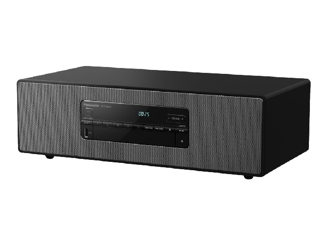 Panasonic SC-DM502E-K: Sistema Micro Hi-Fi Elegante con Bluetooth e DAB+ Panasonic STEREO IN LEGNO DAB+ 40 W Mini impianto audio domestico Nero