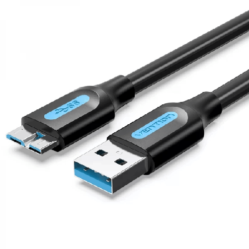 Cavo Vention USB 3.0 maschio a MicroUSB maschio - 025 m - Colore nero