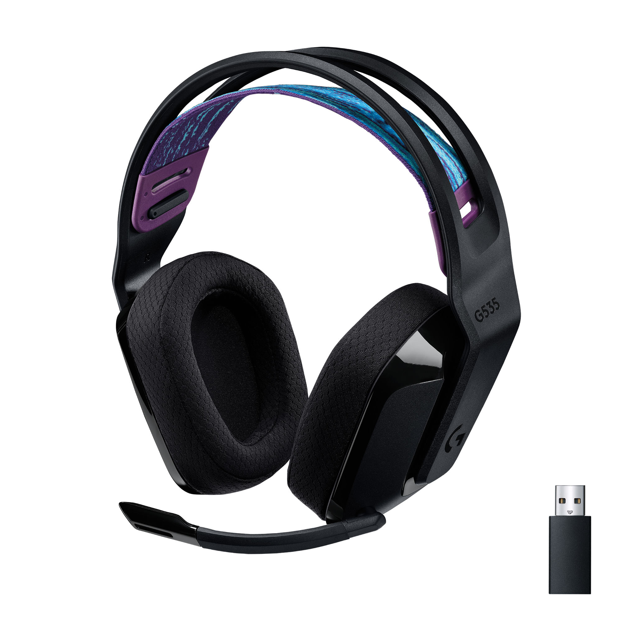 Logitech G535 LIGHTSPEED Cuffia con Microfono Gaming Wireless Nero Logitech G G535 Auricolare Wireless A Padiglione Gaming Nero