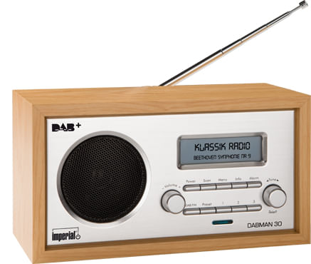 Imperial DABMAN 30 Radio Digitale DAB-DAB-FM Marrone Chiaro Imperial DABMAN 30 Personale Analogico e digitale Argento