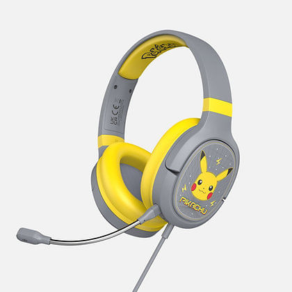 Oceania Trading OTL Technologies Pokémon PK0862 cuffia e auricolare Cuffie Cablato A Padiglione Giocare Grigio, Giallo