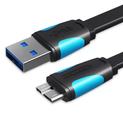 Vention VAS-A12-B050 cavo USB USB 3.2 Gen 1 (3.1 Gen 1) 0,5 m USB A Micro-USB B Nero