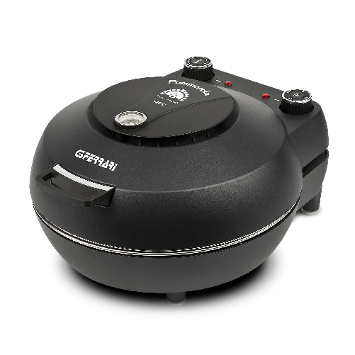 G3 Ferrari G10199 Pummarola Fornetto Pizza Ø31cm Termostato Regolabile fino a 420°C 1200W 2 Pietre Refrattarie Nero Opaco