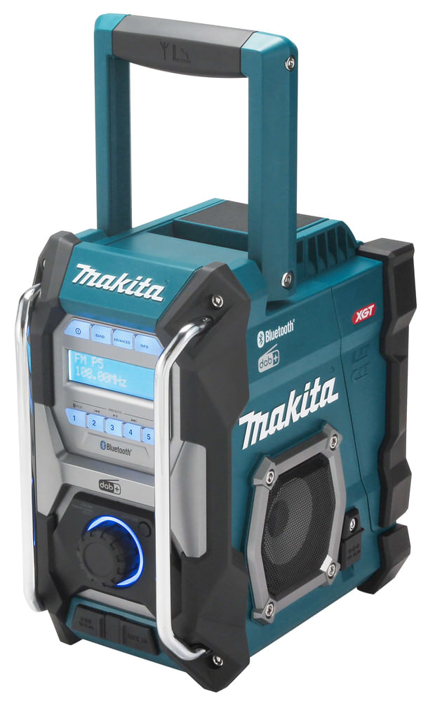 Makita Akkuspannung 12 - 40 V Akkusystem CXT LXT XGT FM-Band 875 - 108 MHz Frequenzband DAB 174928 Makita MR004G radio Cantiere Analogico e digital