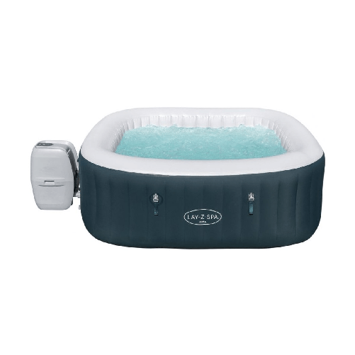 Piscina Spa Lay-Z Ibiza Quadrata Riscaldata Vasca Idromassaggio 6 Posti