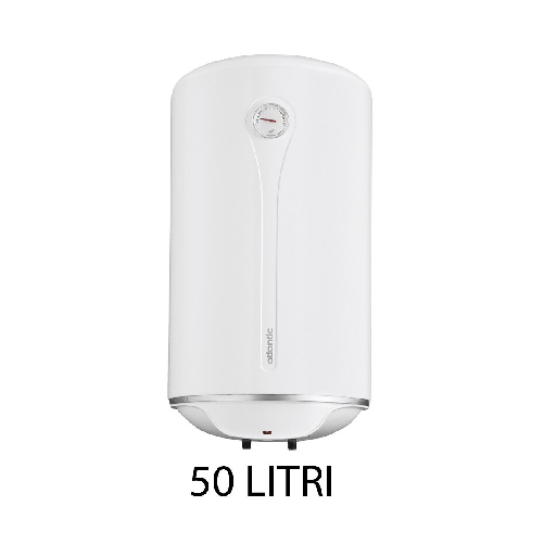 Scaldabagno Elettrico 50 Litri Verticale Scaldacqua con Resistenza Termostato