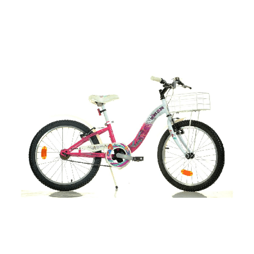 Dino Bikes Bicicletta Winx Ruota 20 Pollici per Bambina Bici con Cavalletto Cestino Rotelle