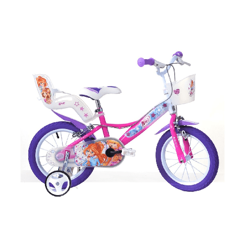 Dino Bikes Bicicletta Winx 14 Pollici 3 4 5 6 Anni Bambina Dino Bikes Cestino Freni Rotelle Dino Bikes 8006817900412 bicicletta 35,6 cm (14") Multicol
