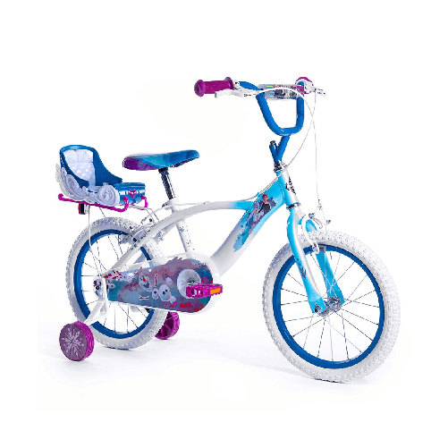 Bicicletta da Bambina Frozen Ruota 16 Pollici Bici Bimba con Rotelle Freni