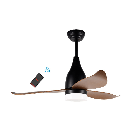 Ventilatore da Soffitto con Luce a Led e Telecomando in ABS Estate Inverno Wifi