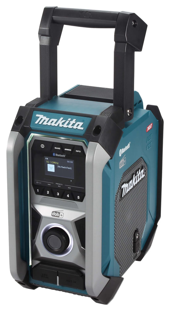 Makita MR007GZ radio Cantiere Analogico e digitale Nero, Verde