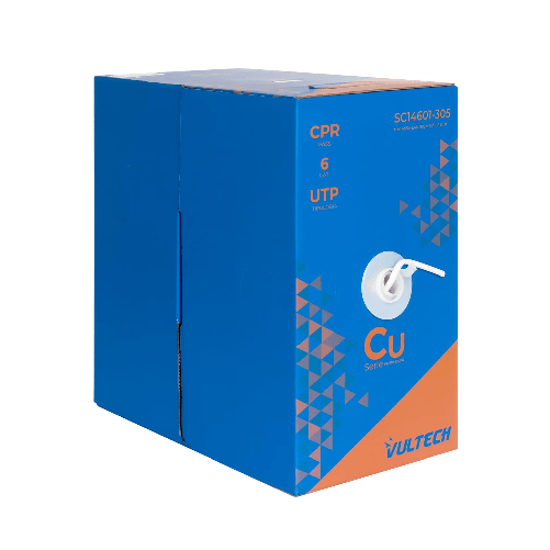 Cavo Ethernet VulTech SC14601-305 Cat. 6 UTP 305m