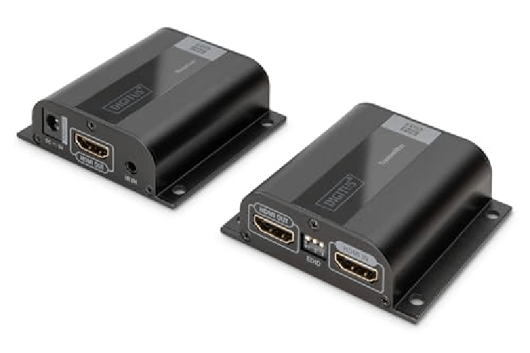 Digitus Estensore Hdmi Full Hd Con Cavo Di Rete Mt 50 Con Monitor Locale Digitus Set prolunga HDMI, Full HD, 50 m