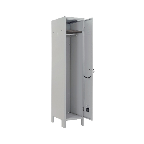 Armadio Spogliatoio 1 Posto in Metallo Anta Mobile Armadietto Slim Salvaspazio Pidema:Armadietto metallico ufficio un posto, armadio in metallo sporco