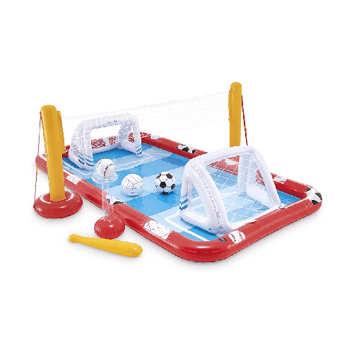 Parco Acquatico Intex Sport Piscina Gonfiabile Esterna Rettangolare Fuoriterra
