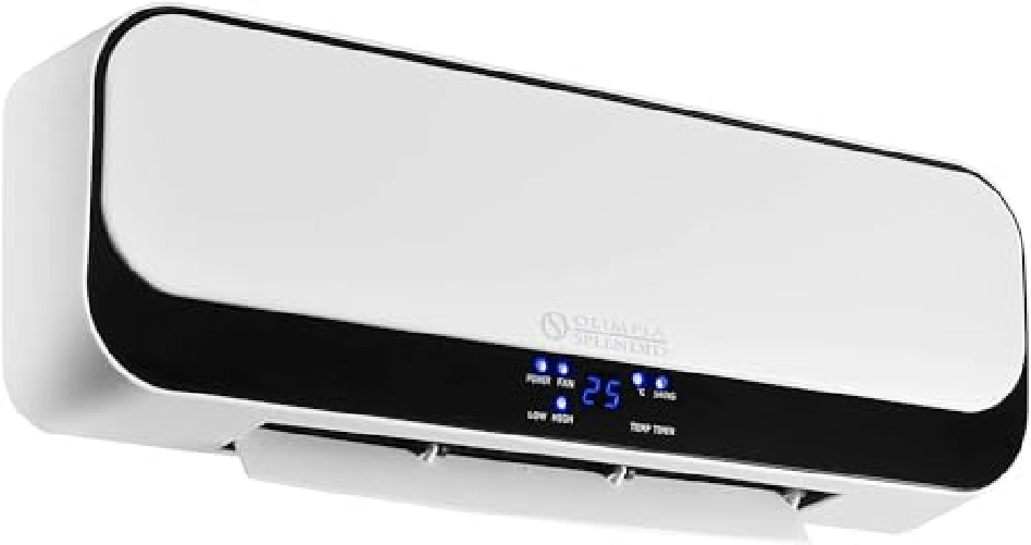 Olimpia Splendid Caldo Up T Interno Nero, Bianco 2000 W Riscaldatore ambiente elettrico con ventilatore