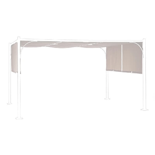 iperbriko Telo Gazebo Slide 3x4 cm Grigio