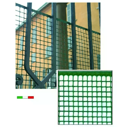 Blinky Rete Plastica Quadra 10X10 Verde Metri 10 H.Cm. 100