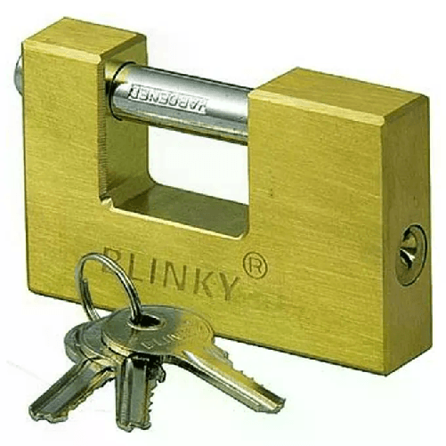 Lucchetti Blinky per Serrande Ottone Pesante mm. 90