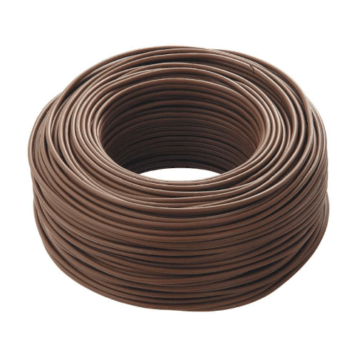 Cavo elettrico gommato marrone multipolare fs18or18 5 fili *** lunghezza metri 100, sezione conduttore 5g2,5mmq, conf...
