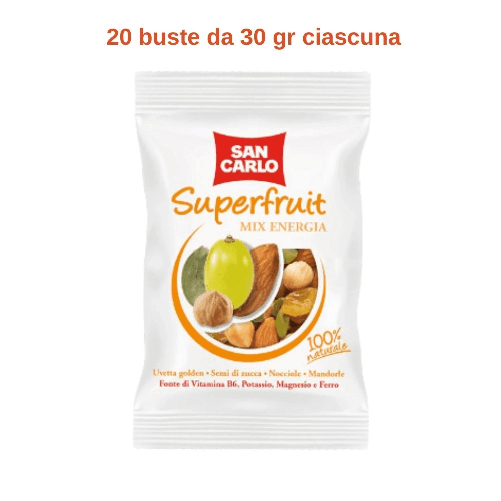 San carlo superfruit mix energia 20 buste da 30 gr