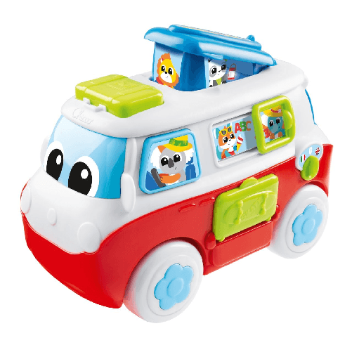 Chicco Van Life, Gioco Educativo Bilingue Parlante, Camper Giocattolo, Veicolo Ricco di Attività