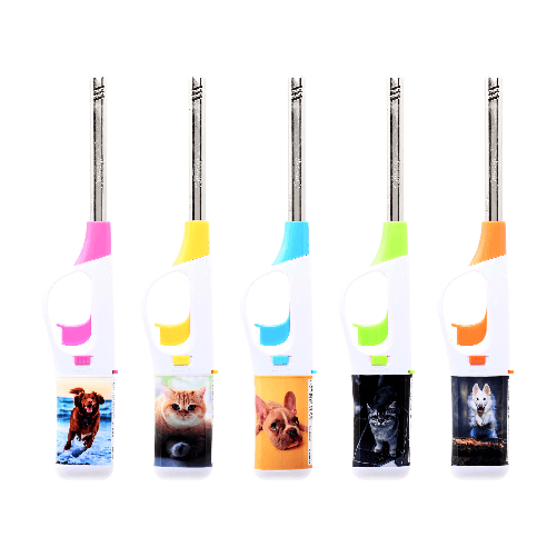 ATOMIC ACCENDIGAS PIEZO RICARICABILI ATOMIC BBQ Dog & Cat (20PZ) 4018505