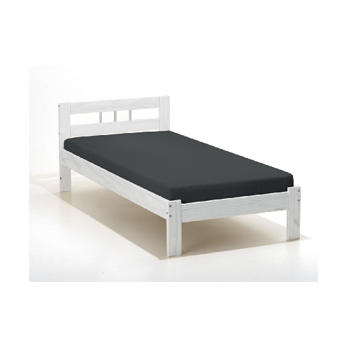 Struttura Letto Singolo Bianco 90x200 Legno una Piazza Cameretta Bambini Camera