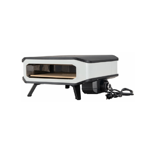 Forno per Pizza 42.5 cm con Pietra Refrattaria Portatile Elettrico Bianco