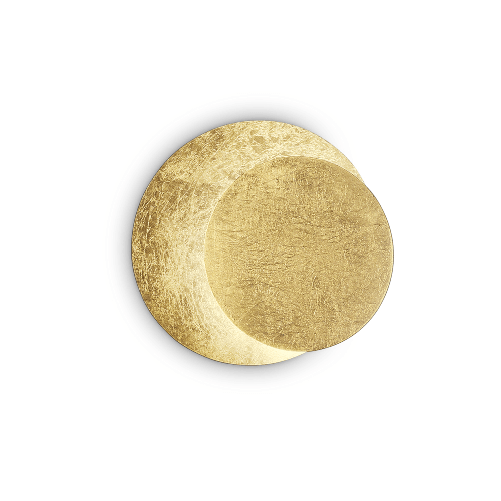Applique Contemporanea Tick Metallo Oro 1 Luce 7,5W 3000K Luce Calda