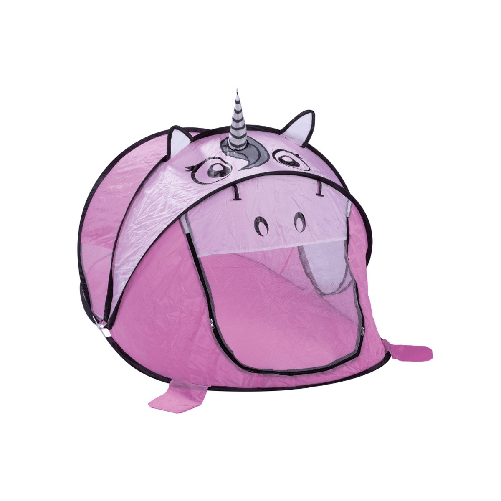 Tenda Pop Up Igloo Casetta per Bambini Unicorno Bimbi da Interno Giardino Rosa