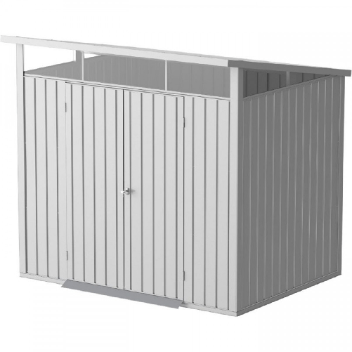 Box in Metallo 250x210 Casetta da Giardino per Attrezzi con Lucernario
