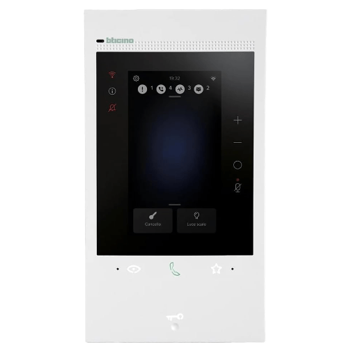 Bticino Monitor wifi bianco tecnologia 2 fili classe 300eos bticino 344842 bticino 344842 sistema per video-citofono 12,7 cm (5") Bianco