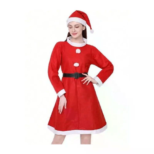 Costume Mamma Natale carnevale vestito adulta Babbo natale donna Christmas