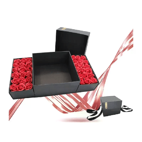 Novità BOX che si apre con rose scatola di fiori San Valentino idea fidanzata