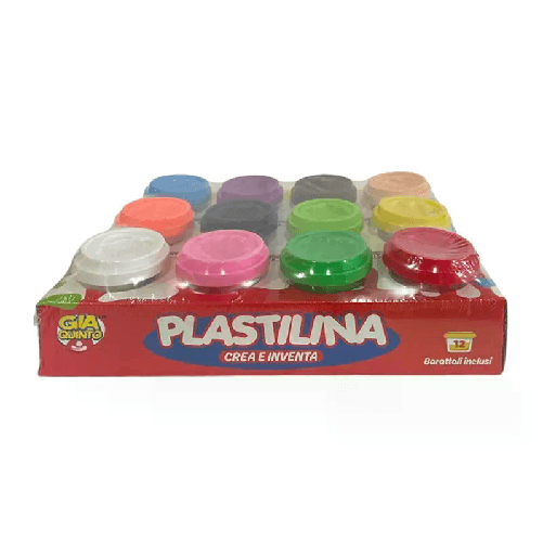 Plastilina Modellante Kit da 12 Pezzi Pasta Plastichina Play Dough con formine