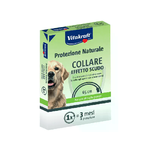 Vitakraft Collare Antiparassitario per Cani Grande con peso superiore ai 25Kg - 65cm