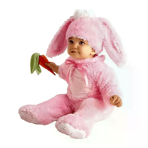 Rubie's Costume Coniglio Vestito Bambina Neonata 1-2 Anni