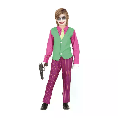 Costume da Joker vestito abito carnevale Halloween 14-16 anni cosplay ragazzi