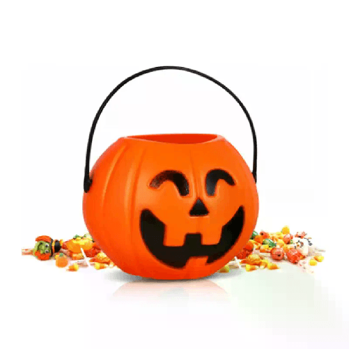 12 Pcs Secchiello Per Caramelle Portatile Zucche Decorazioni Bambino contenitore