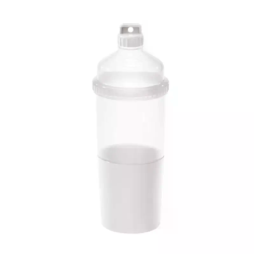 Bottiglia Borraccia in plastica 750ml con bicchiere senza BPA palestra sport