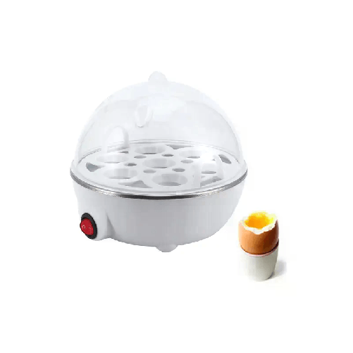 Cuociuova Elettrico Cuoci Uovo Cucina Fino a 7 Uova Sode Bollitore 350W 15x14 cm