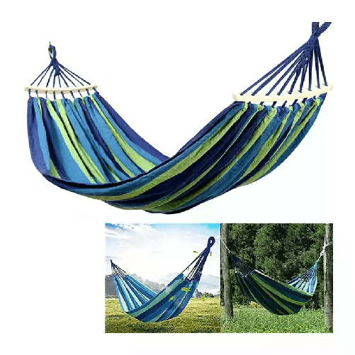 Amaca da giardino colorata in tessuto appendere per campeggio 200x80 cm 100kg